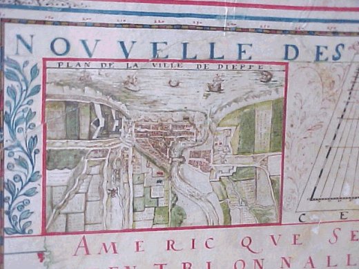 Plan de Dieppe Gu&eacute;rard 1625