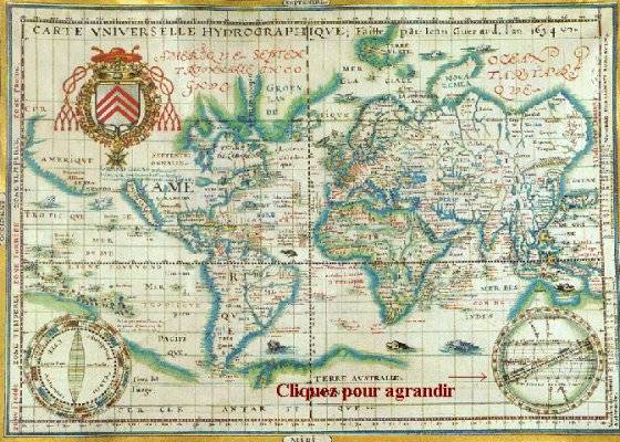 Carte universelle Guérard 1634